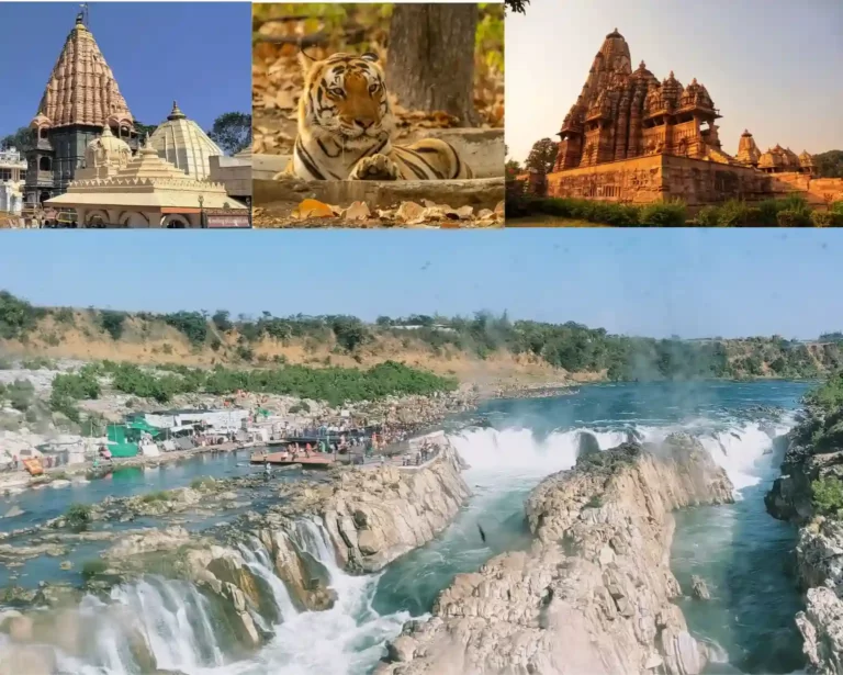 Madhya Pradesh-Heart of India, Ujjain Mahakal Temple, Bandhavgarh Tiger Reserve, Khajuraho Temples, Dhunadhar Waterfall-Bhedaghat