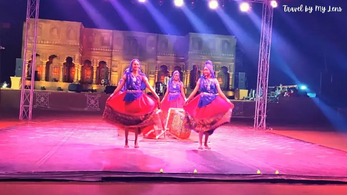 Cultural Area - Garba Dance at Rann Utsav Cultural Zone, Kutch, Gujarat.