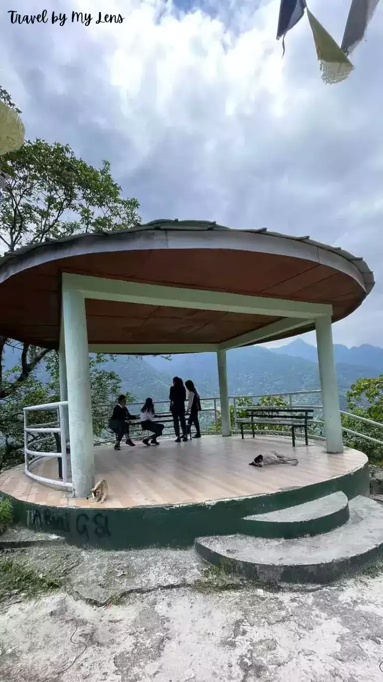 Namok View Point to view lush green valleys between Lachung and Gangtok, North Sikkim, India