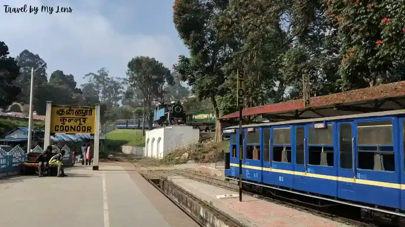 Nilgiri Mountain Railway at Coonoor Railway Station, Tamilnadu, India