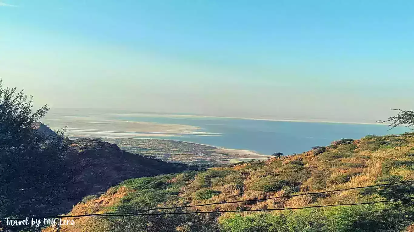 Rann of Kutch Lake View from Kala Dungar near Rann Utsav, Kutch, Gujarat
