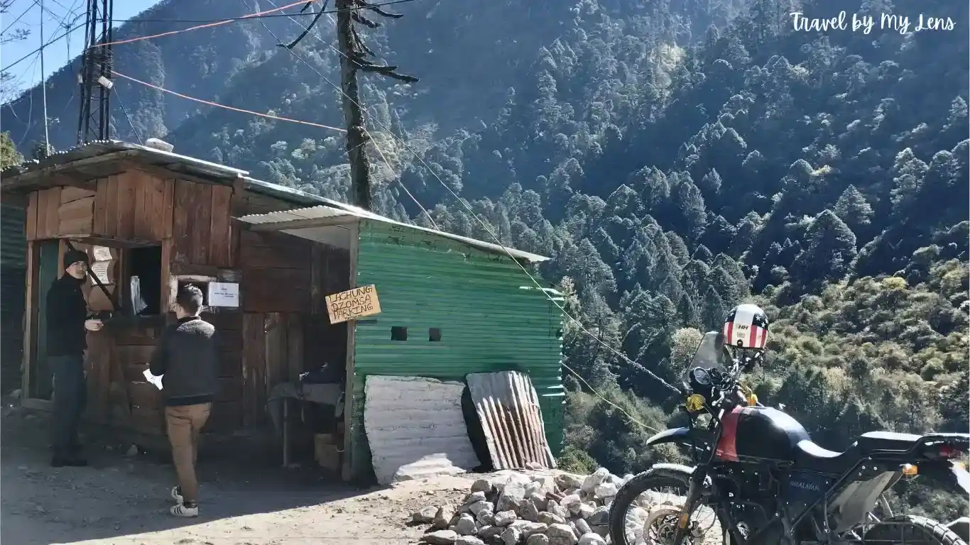 Yumthang Valley Check Post near Lachung, North Sikkim, India