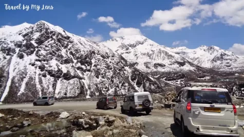 Enroute Nathula Pass, Road full of Snow, Twists and Turns, Nathula, Gangtok, East Sikkim