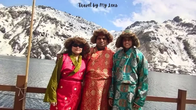 Traditional Sikkimese Costume Photographed at Changu Lake, Gangtok, East Sikkim